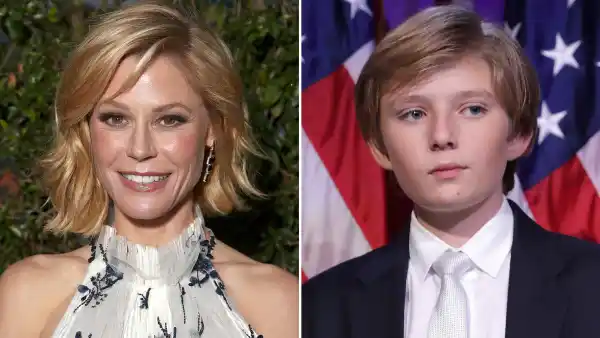 Julie Bowen and Barron Trump