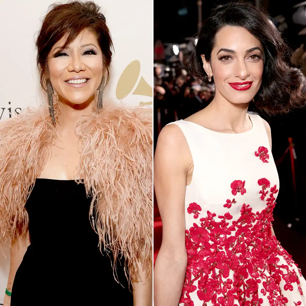 Julie Chen and Amal Clooney