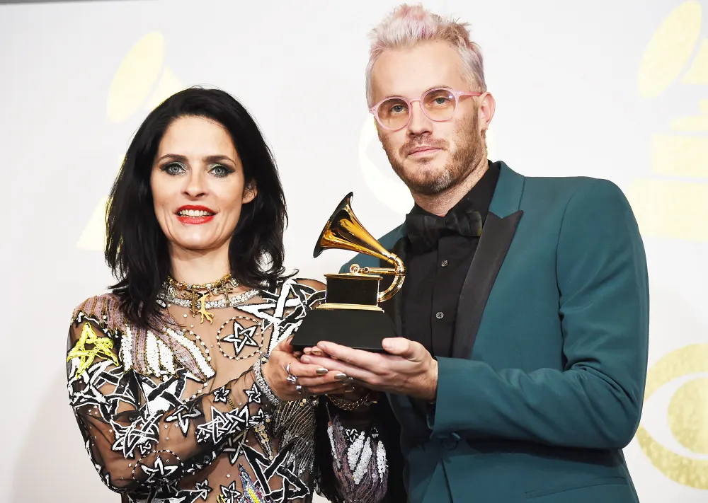 Producer Juliette Larthe and Nathan Scherrer