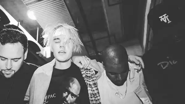 Scooter Braun, Justin Bieber, Kanye West and Diddy