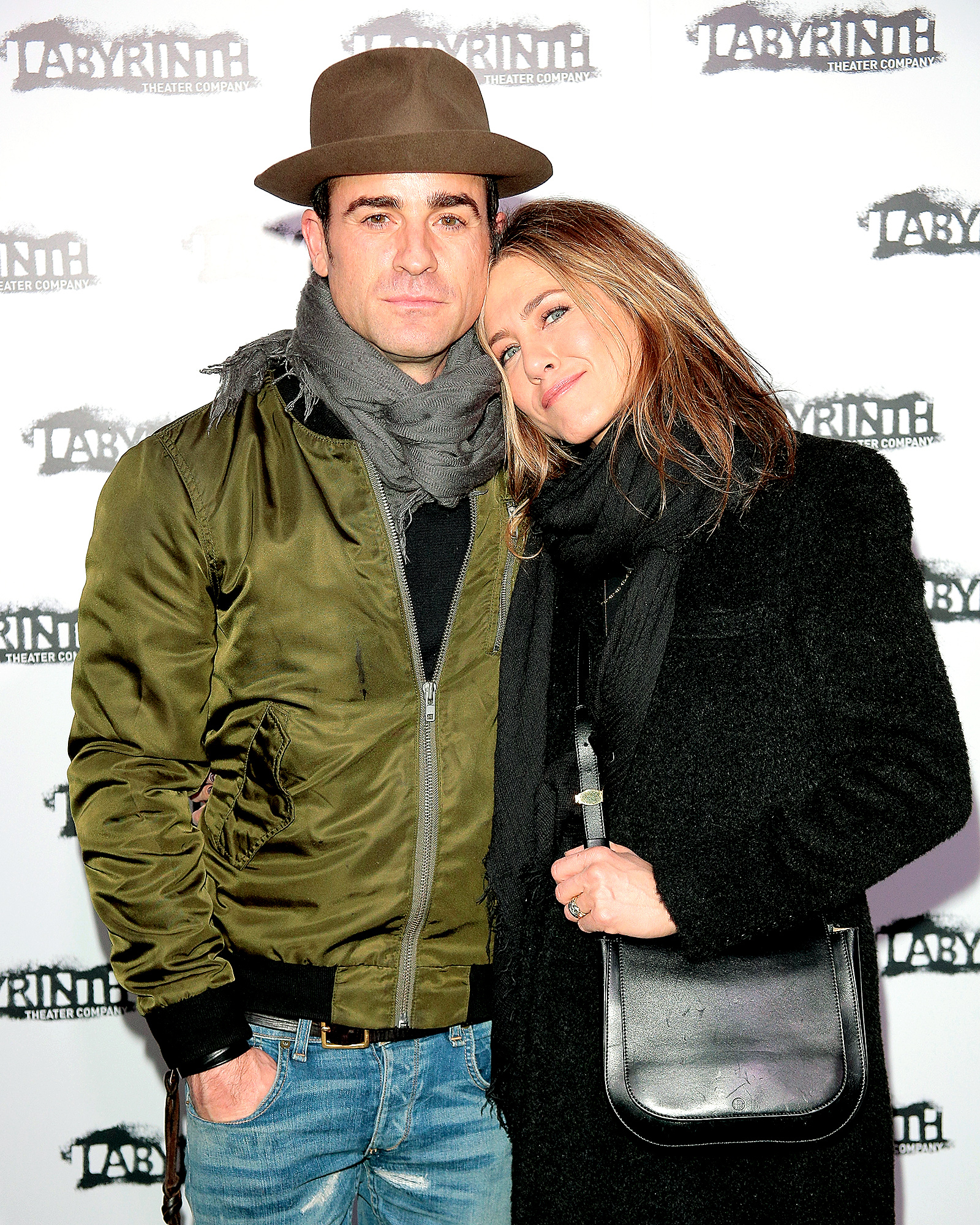 Justin Theroux and Jennifer Aniston attend the Celebrity Charades Goes Medieval Gala 2015 at Capitale on November 16, 2015 in New York City.
