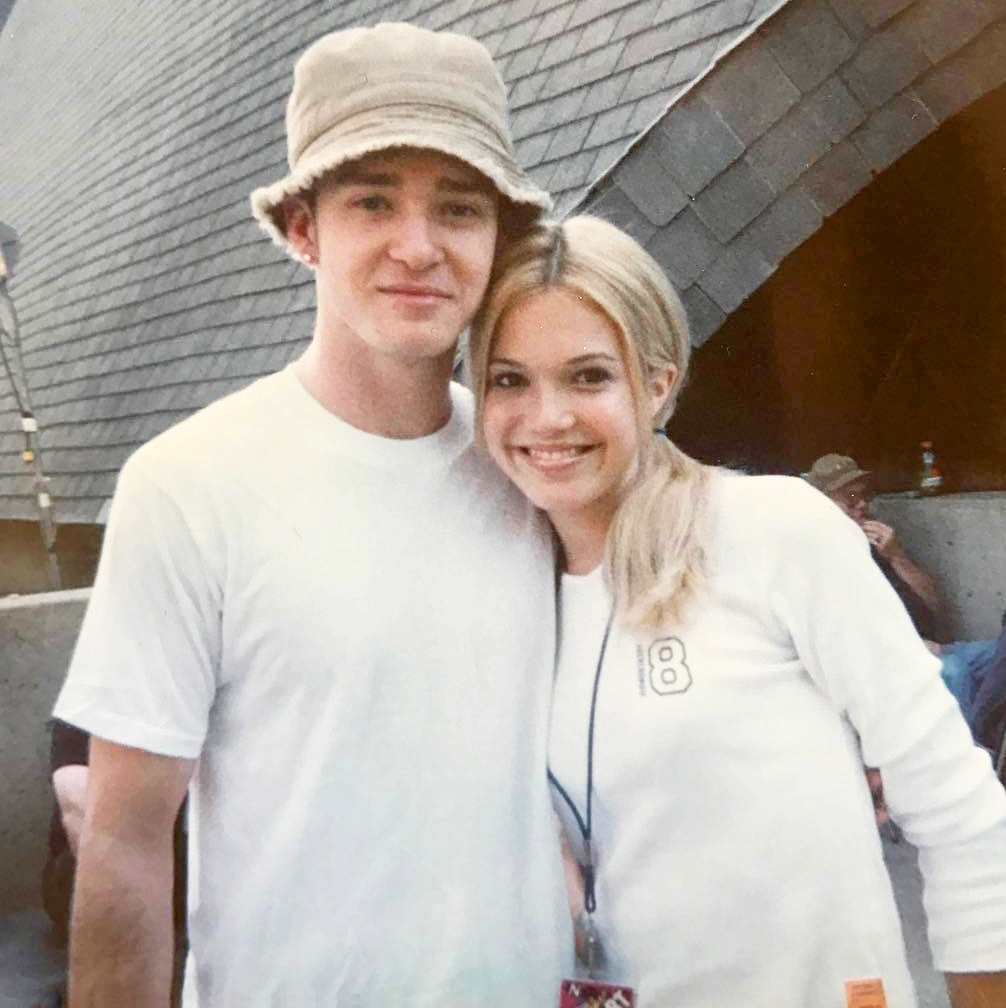 Justin Timberlake and Mandy Moore