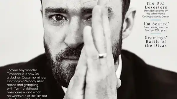 Justin Timberlake The Hollywood Reporter cover