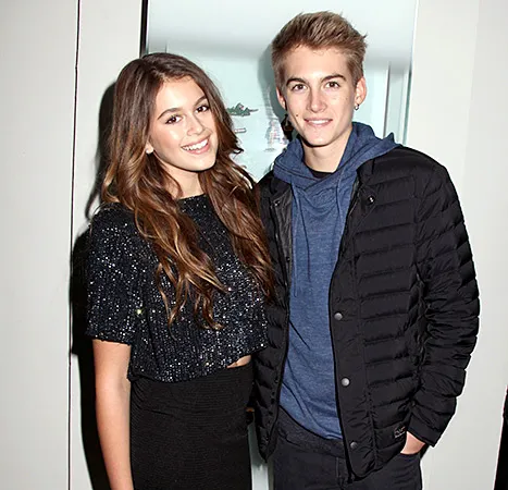 Kaia and Presley Gerber