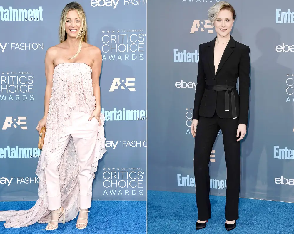 Kaley Cuoco and Evan Rachel Wood