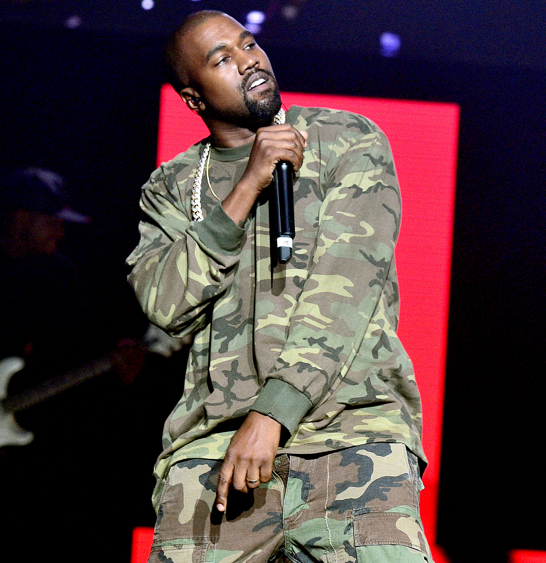 Kanye West performs at Jeezy Presents TM101: 10 Year Anniversary Concert at The Fox Theatre on July 25, 2015 in Atlanta, Georgia.