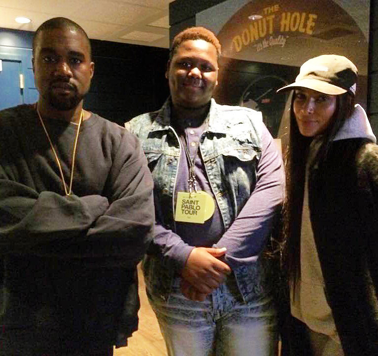 Kanye West, Cameron Sterling, Kim Kardashian