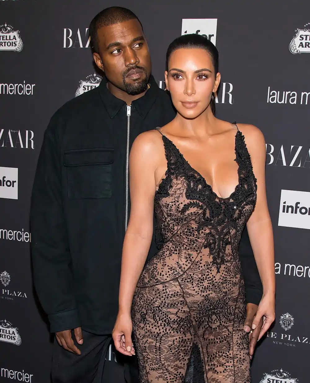 Kanye West and Kim Kardashian