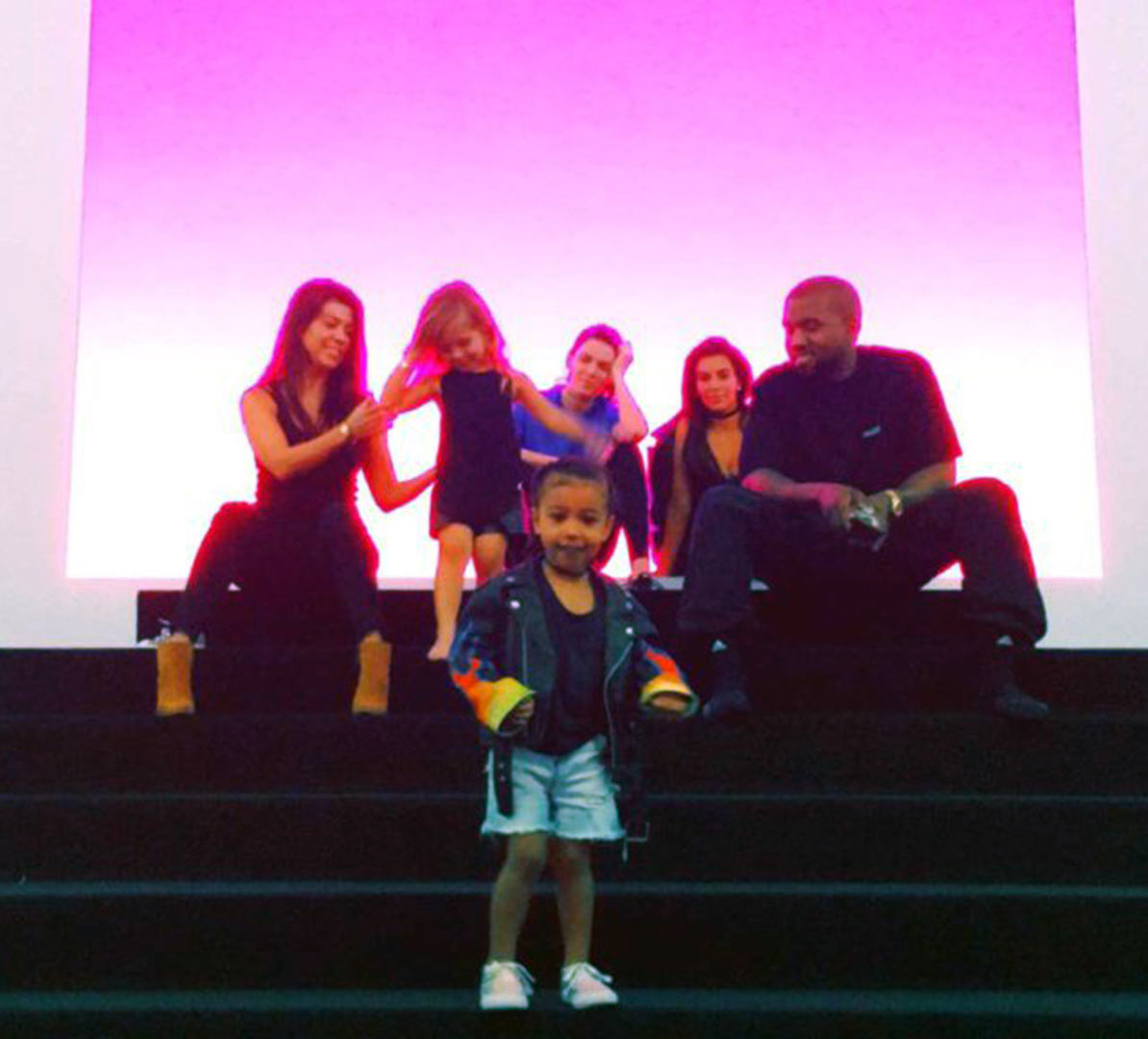 Kanye West, Kim Kardashian, North West