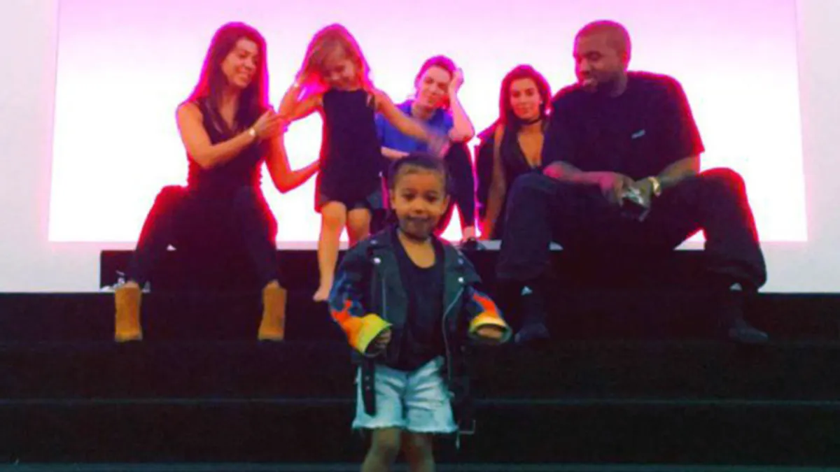 Kanye West, Kim Kardashian, North West