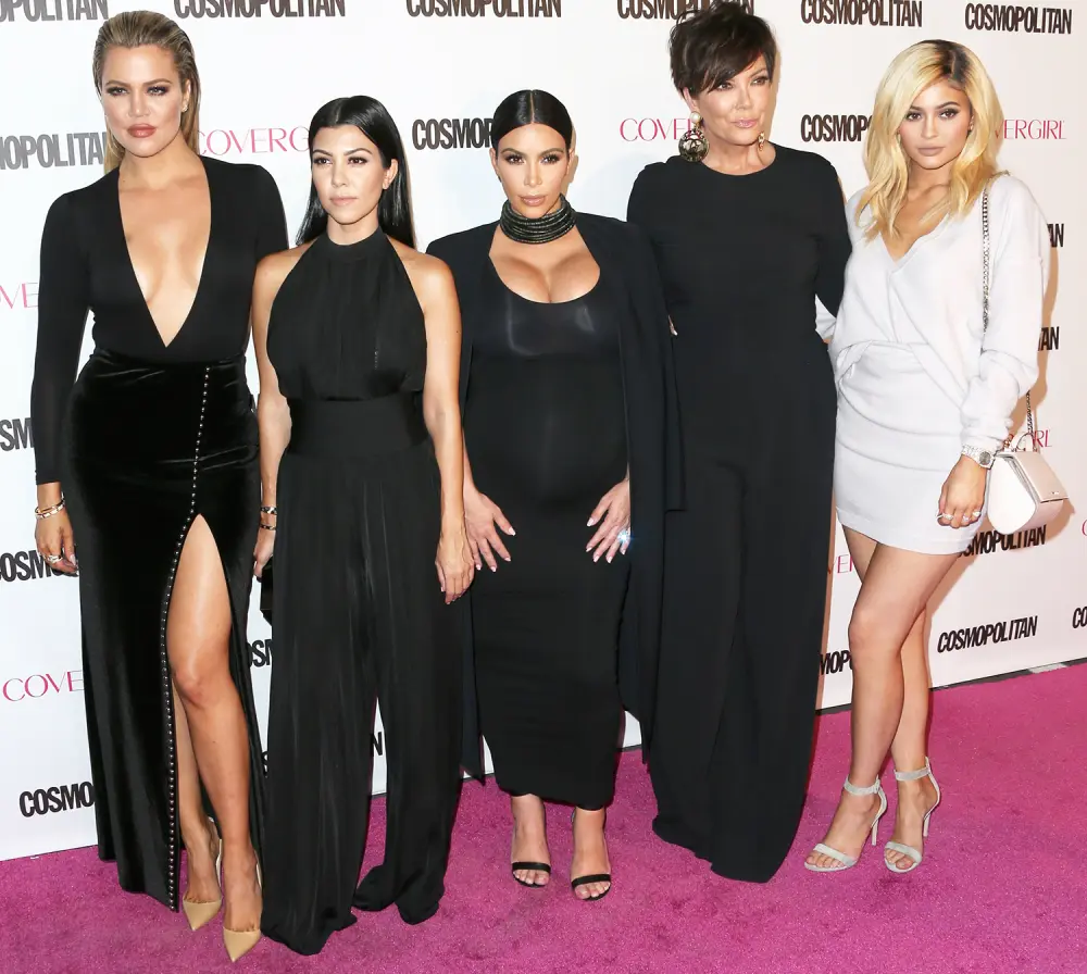 Khloe Kardashian, Kourtney Kardashian, Kim Kardashian, Kris Jenner and Kylie Jenner