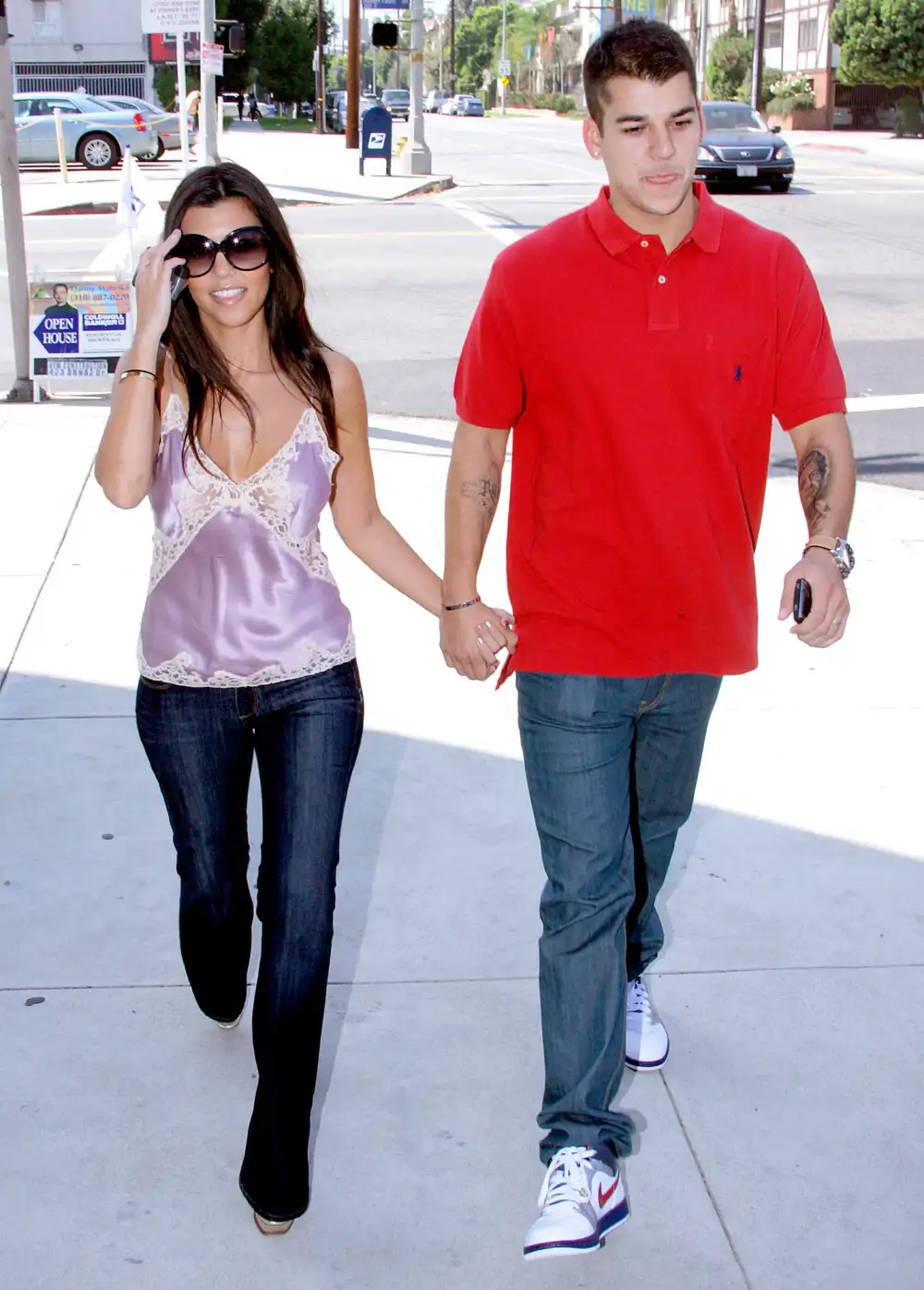 Kourtney Kardashian and Rob Kardashian