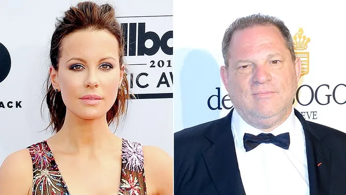 Kate Beckinsale and Harvey Weinstein
