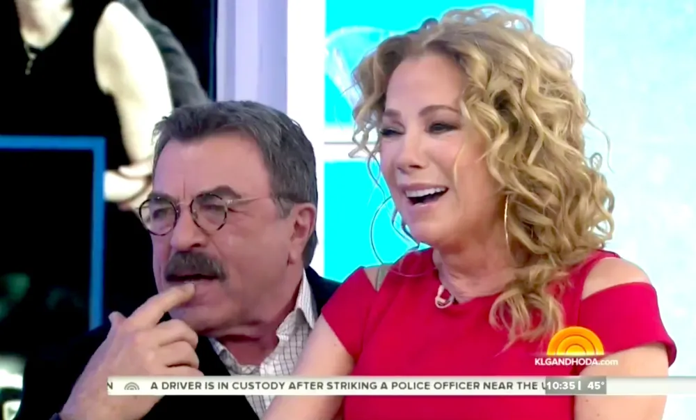 Kathie Lee Gifford and Tom Selleck