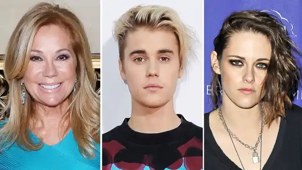 Kathie Lee, Justin Bieber and Kristen Stewart