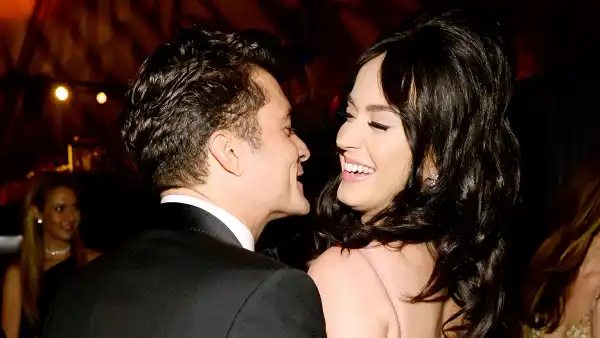 Orlando Bloom and Katy Perry attend The Weinstein Company and Netflix Golden Globe Party, presented with DeLeon Tequila, Laura Mercier, Lindt Chocolate, Marie Claire and Hearts On Fire at The Beverly Hilton Hotel on January 10, 2016 in Beverly Hills, California.