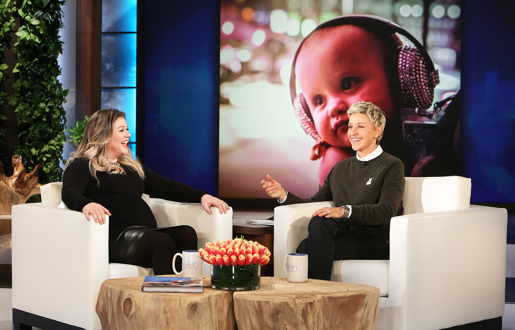 Kelly Clarkson visits The Ellen DeGeneres Show