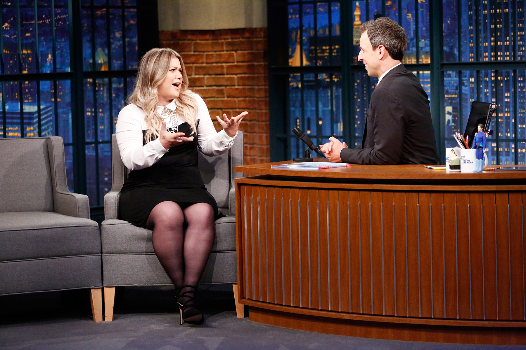 Kelly Clarkson Seth Meyers