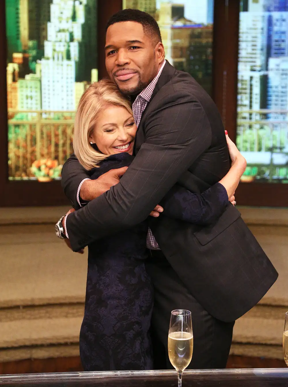 Kelly Ripa and Michael Strahan