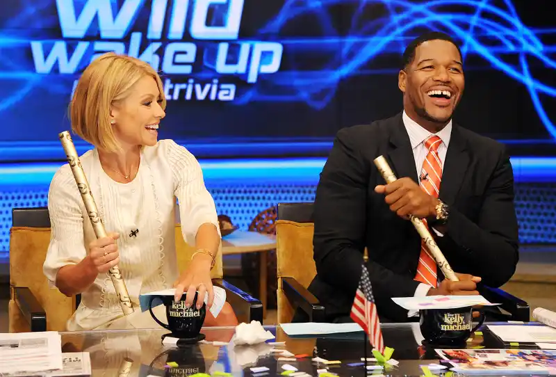 Kelly Ripa and Michael Strahan