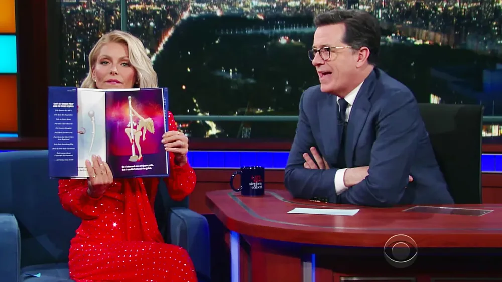 Kelly Ripa Stephen Colbert