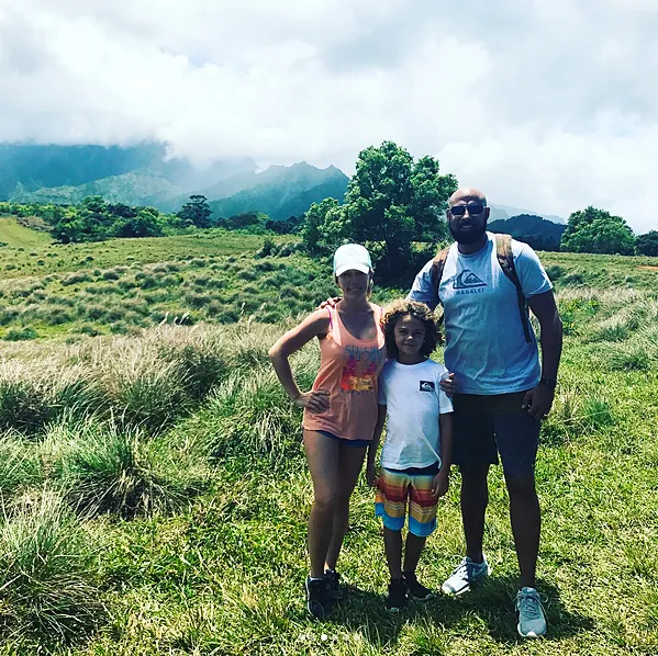 Kendra Wilkinson Hank Baskett Hank Baskett III Hawaii vacation