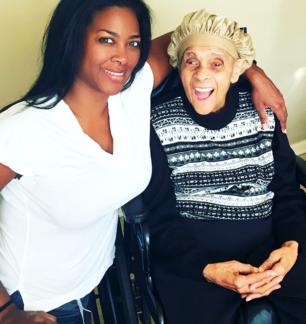 Kenya Moore and Doris Grant