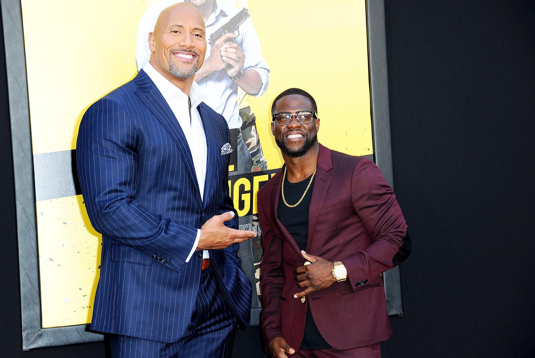 Dwayne Johnson and Kevin Hart