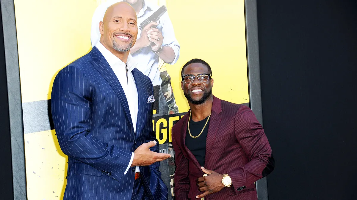 Dwayne Johnson and Kevin Hart