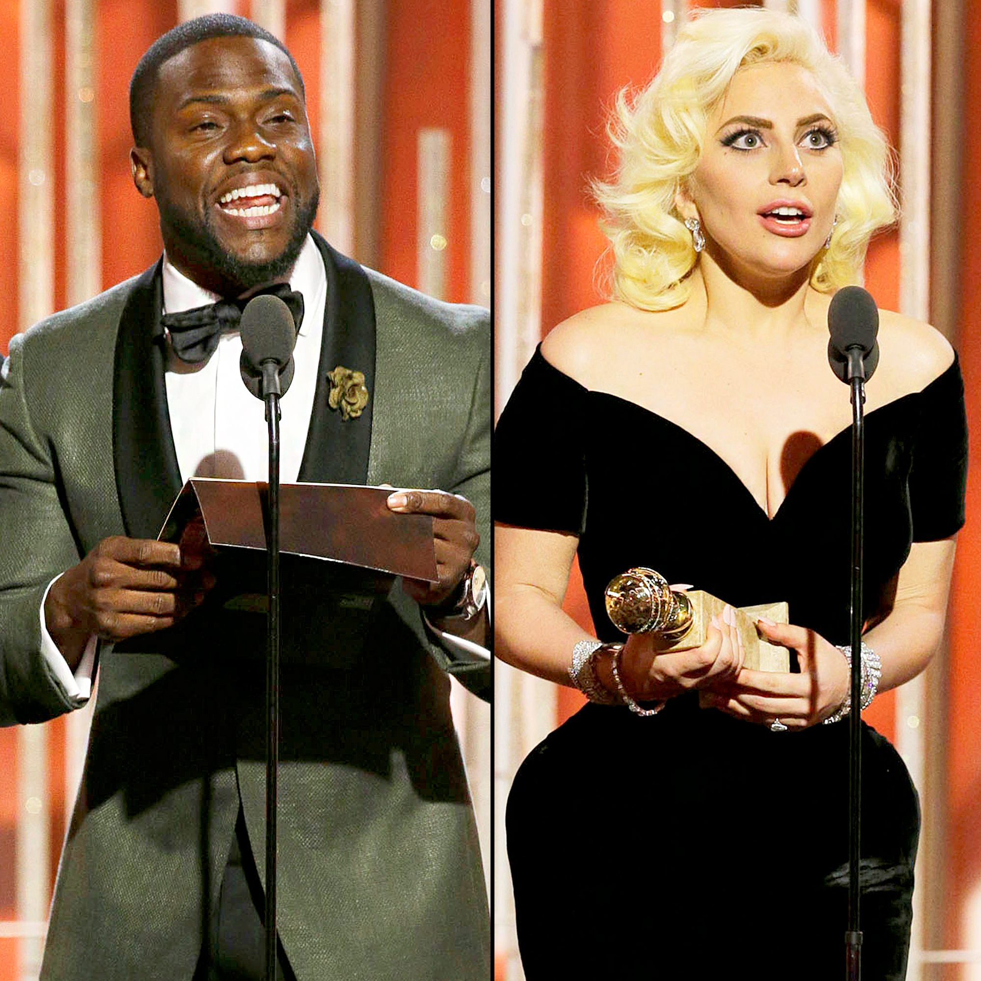 Kevin Hart and Lady Gaga
