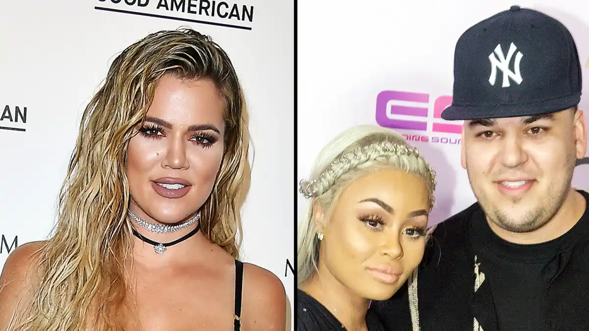 Khloe Kardashian Blac Chyna Rob Kardashian
