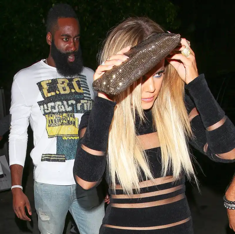 James Harden and Khloe Kardashian
