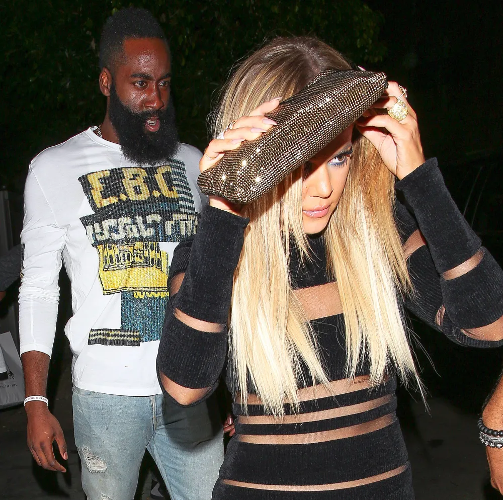 James Harden and Khloe Kardashian
