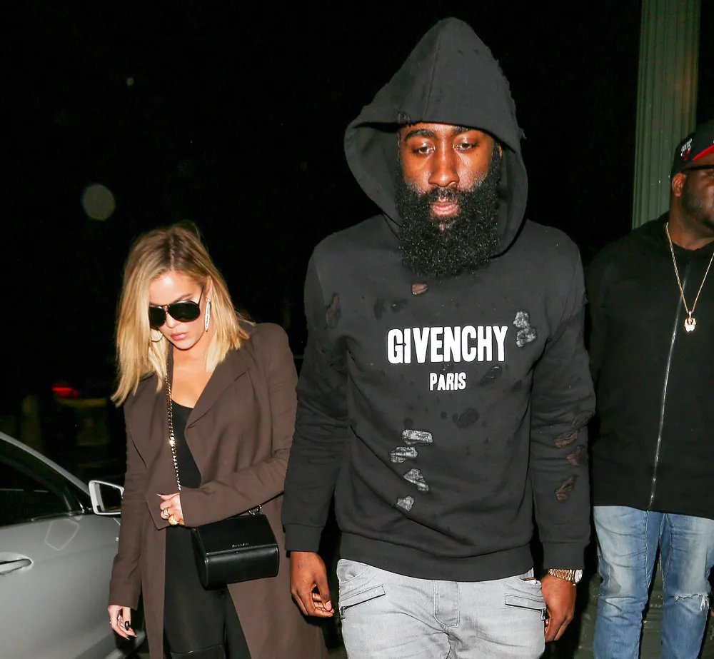 Khlo&eacute; Kardashian and James Harden