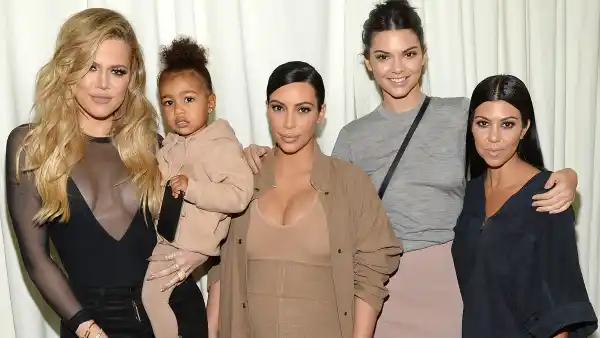 Khloe Kardashian, North West, Kim Kardashian-West, Kendall Jenner and Kourtney Kardashian