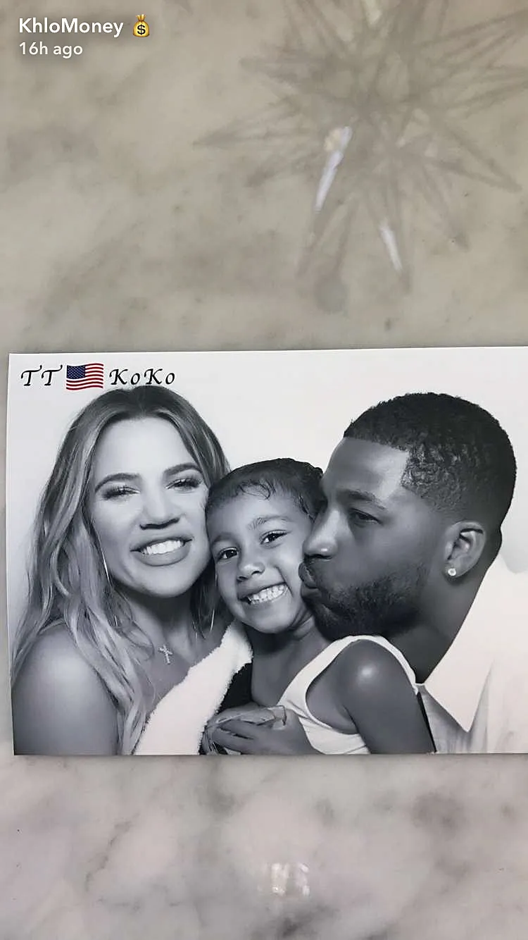 Khloe Kardashian North West Tristan Thompson