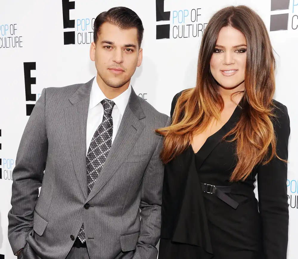 Rob Kardashian and Khloe Kardashian