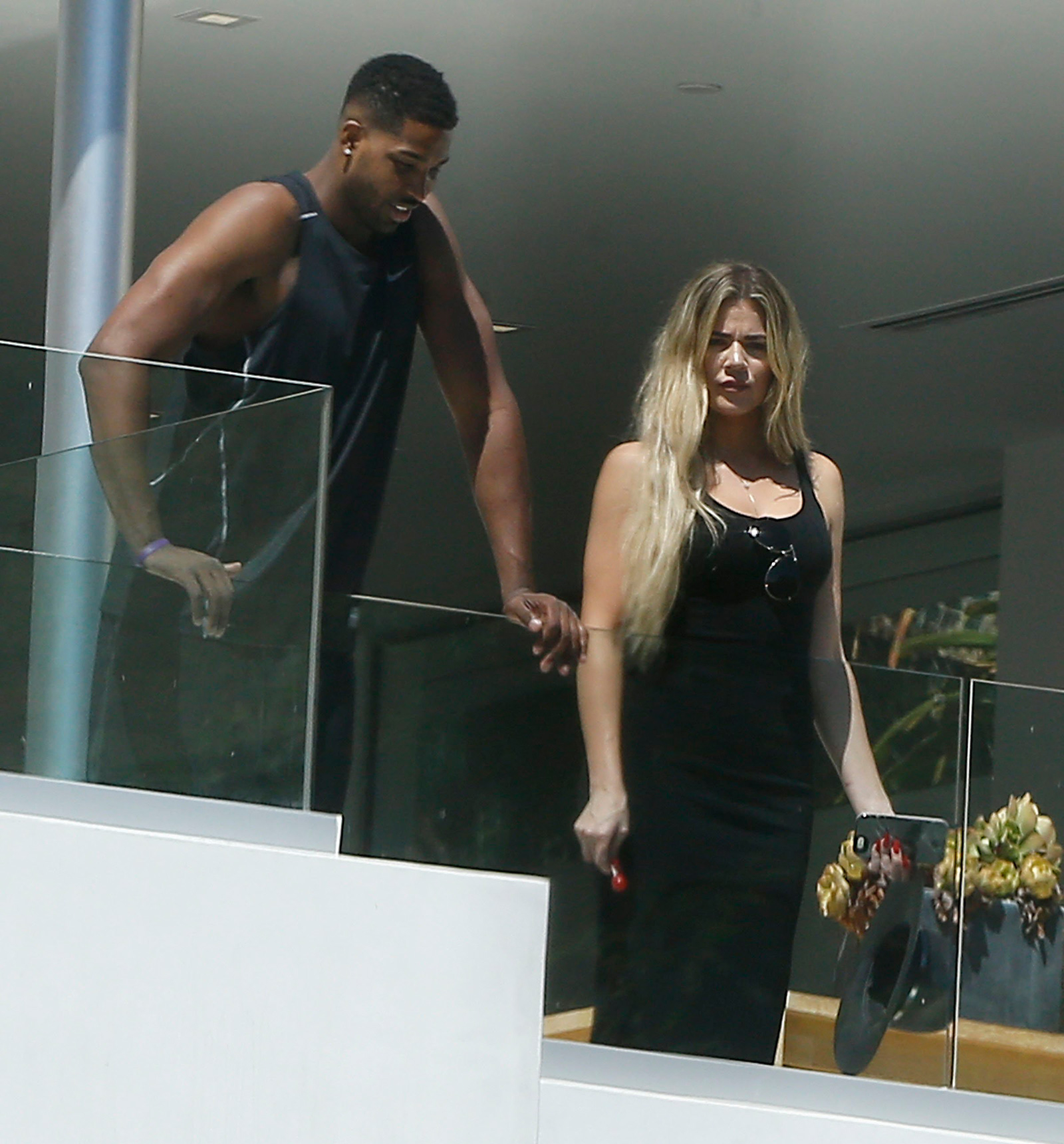 Tristan Thompson and Khloe Kardashian