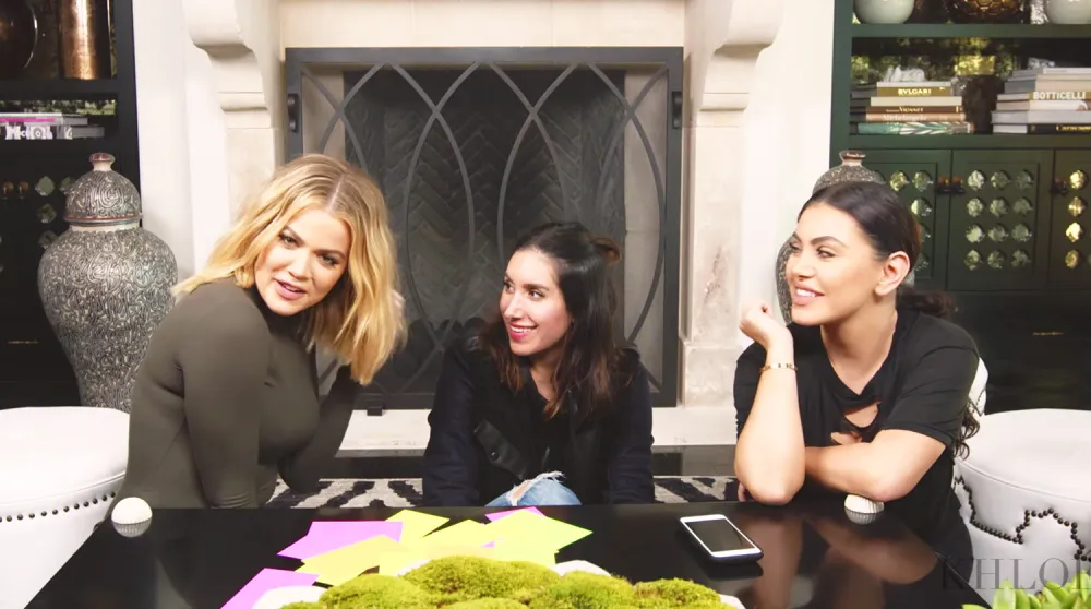 Khlo&eacute; Kardashian, Jen Atkin and Hrush Achemyan