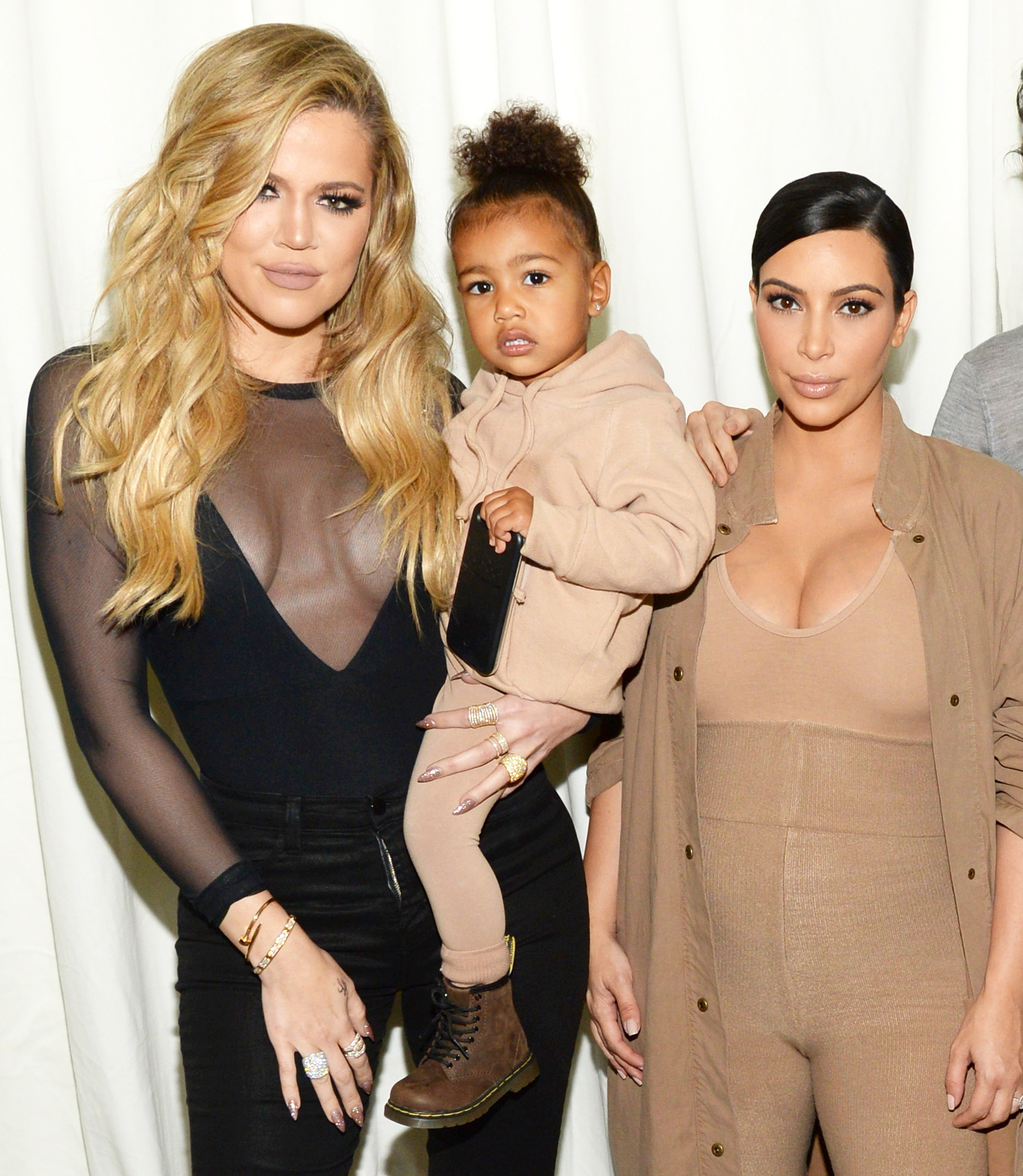 Khloe Kardashian and North West