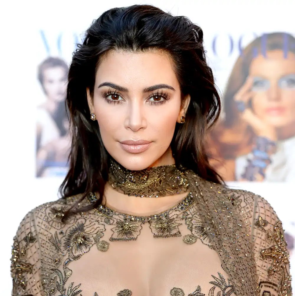 Kim Kardashian West arrives for the gala to celebrate the Vogue 100 Festival Kensington Gardens on May 23, 2016, in London.