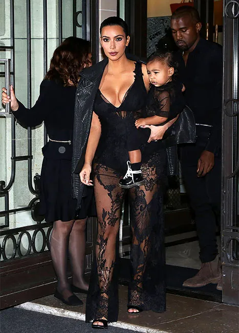 Kim Kanye North Givenchy
