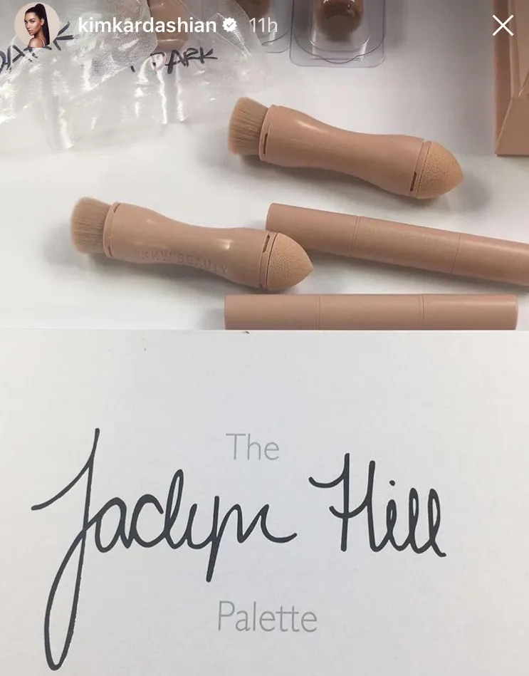 Kim Kardashian and Jaclyn Hill's Palette
