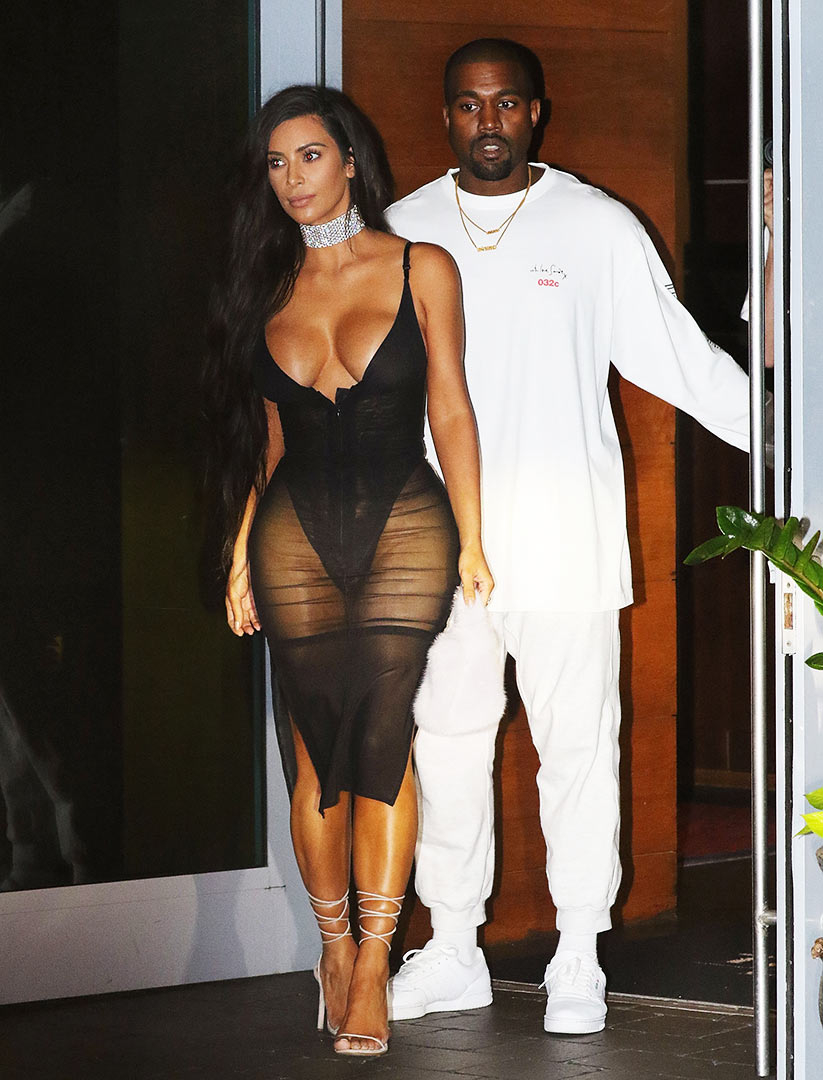 Kim Kardashian and Kanye West
