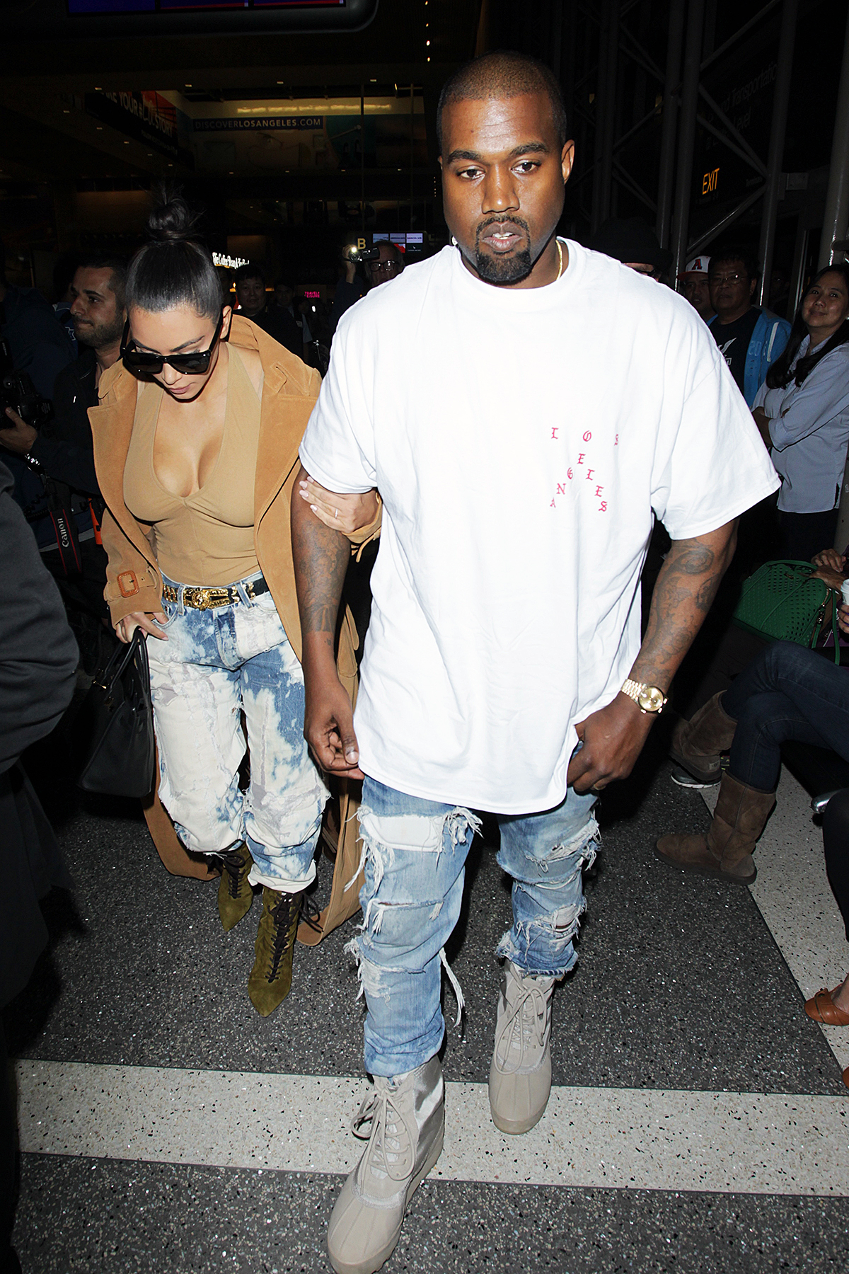 Kim Kardashian and Kanye West