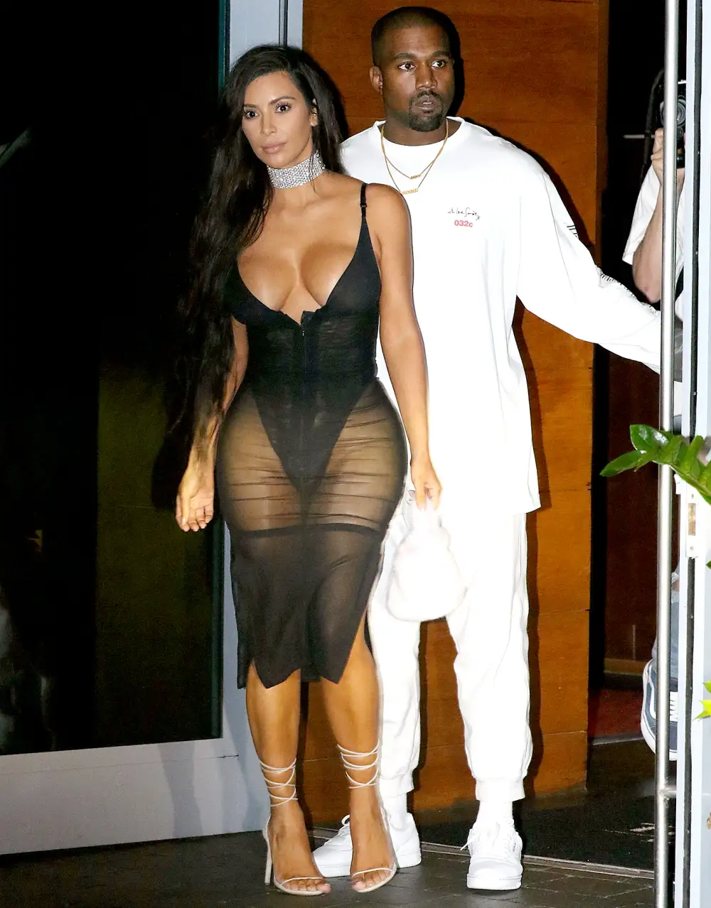 Kim Kardashian and Kanye West are sighted on Miami Beach on September 17, 2016 in Miami Beach, Florida.