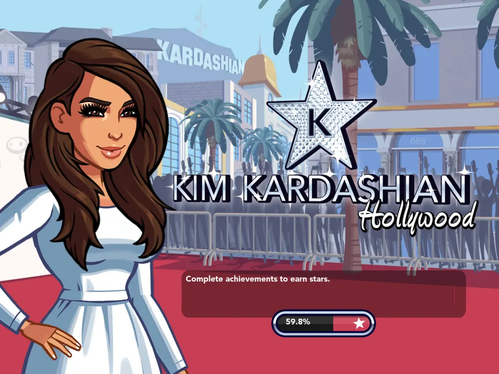 Kim Kardashian&rsquo;s mobile game.