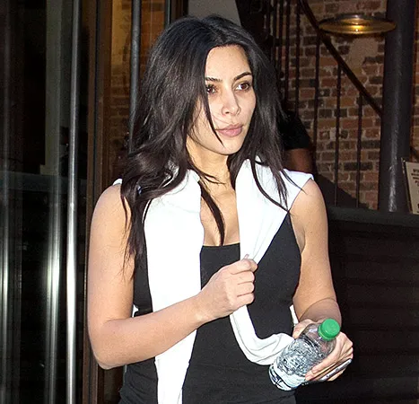Kim Kardashian - without makeup