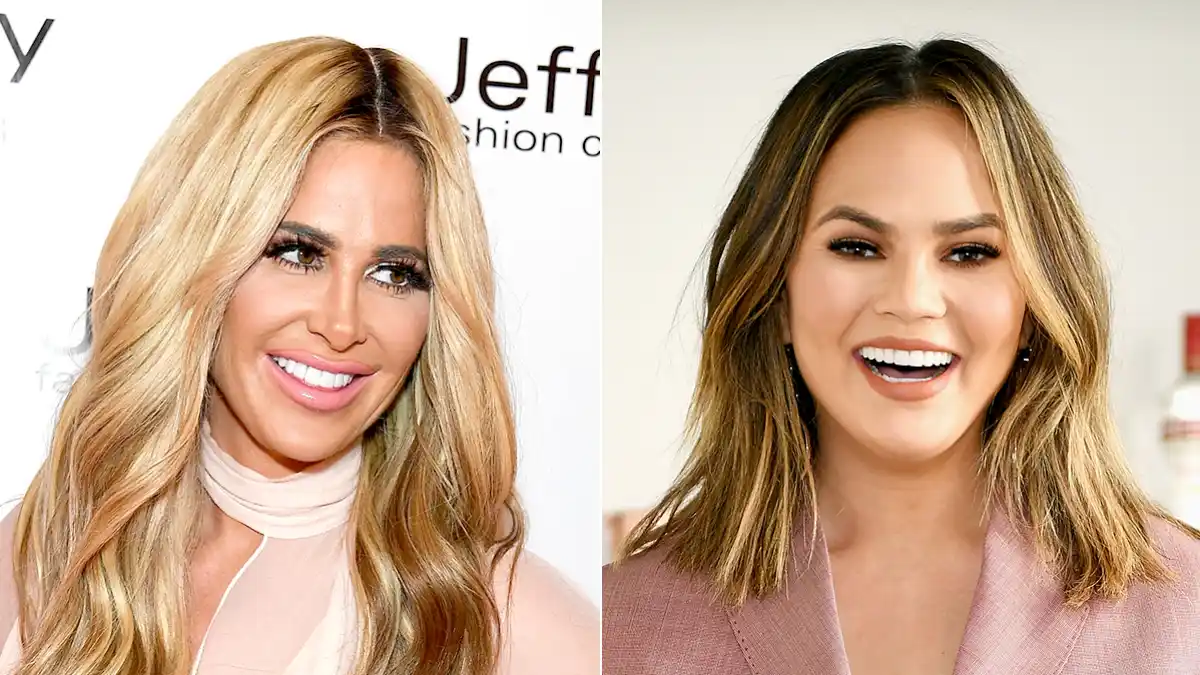 Kim Zolciak and Chrissy Teigen