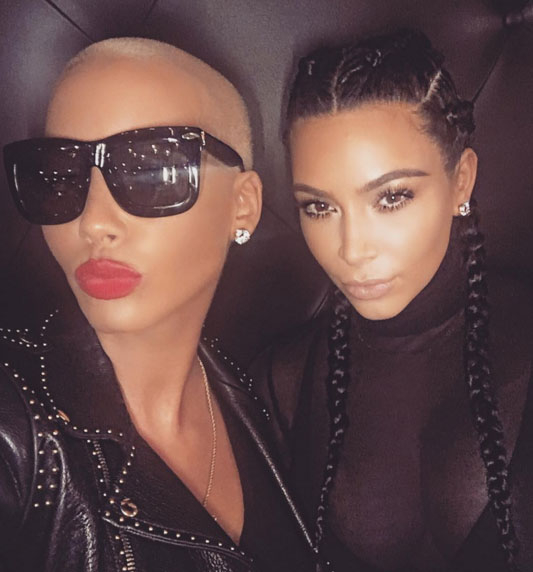 Kim Kardashian and Amber Rose are friends again!